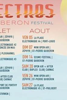 Festival Les Electros de Quiberon - Open Air + After Club - Carnac - Copie